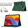 thumbnail image 3 of Allytechgroup Case for Samsung Galaxy Tab A 10.1 inch 2016 Release, SM-T580 T585, PU Leather Flip Case with Credit Card Slot Auto Sleep/Wake Kickstand Shockproof Full Body Ptotective, Green, 3 of 10
