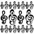 thumbnail image 2 of Miangastore 20 Pcs Mini Gommes Mignonnes en Forme de Note de Musique pour Étudiants, 2 of 8