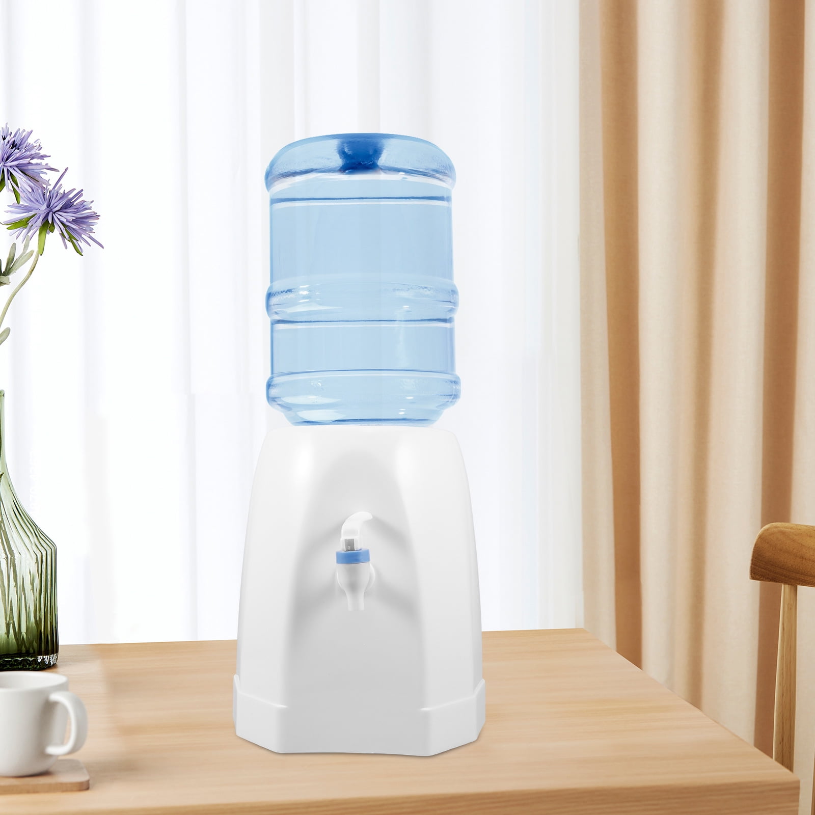 OUNONA  Cold Water Dispenser Countertop for Office Drink Travel White
