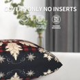 thumbnail image 4 of Christmas Pillow Covers Set of 2 20x20 Inch Throw Pillow Covers Snowflake Red Plaid Decorative Pillow Cases Holiday Square Cushion Covers Pillow Protector for Home Couch Sofa Car, 4 of 4