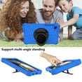 thumbnail image 4 of Allytech Kidsproof Case for Samsung Galaxy Tab A7 Lite 8.7" 2021, Shockproof EVA Impact Resistant Built-in Rotatable Kickstand Case with Removable/Adjustable Shoulder Strap for SM-T220/T225, Blue, 4 of 6