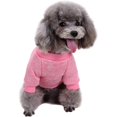 thumbnail image 5 of CICRKHB Small Dog Sweater Pet Dog Clothes Knitwear Dog Sweater Soft Thickening Warm Pup Dogs Shirt for Dog Pet Supplies Pink, 5 of 5