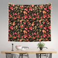 thumbnail image 2 of Pofeuu Rose Flowers Print Wall Tapestry Decoration Wall Hanging Tapestry 60 x 51 Inch, 2 of 6
