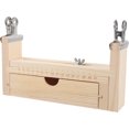 thumbnail image 4 of 1 juego de cordones para hacer pulseras, kit de herramientas de cordones de seguridad, estuche de madera, herramienta para tejer, 4 of 6
