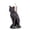 B, variant on SUYOLL Gothic Wolf Candle Holder For Halloween Decorations Resin Craft Bat Ornament Gift Outdoor Indoor Decal