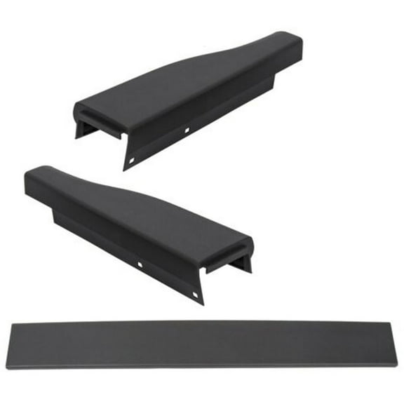 JIJIGUA Upgraded Tailgate Step Pad & End Molding Cap 3pcs Super Duty Left Right for Ford for F250 SuperDuty 08-18 for F350 SuperDuty 08-18 for F450 SuperDuty 09-18 for F550 SuperDuty 08-18