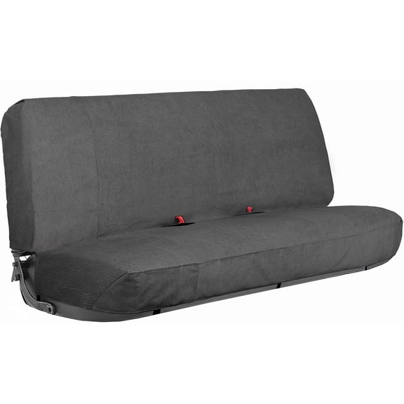 OAM Universal Car Seat Cover for Full Size Pickup Truck or Car Bench Seats Grey