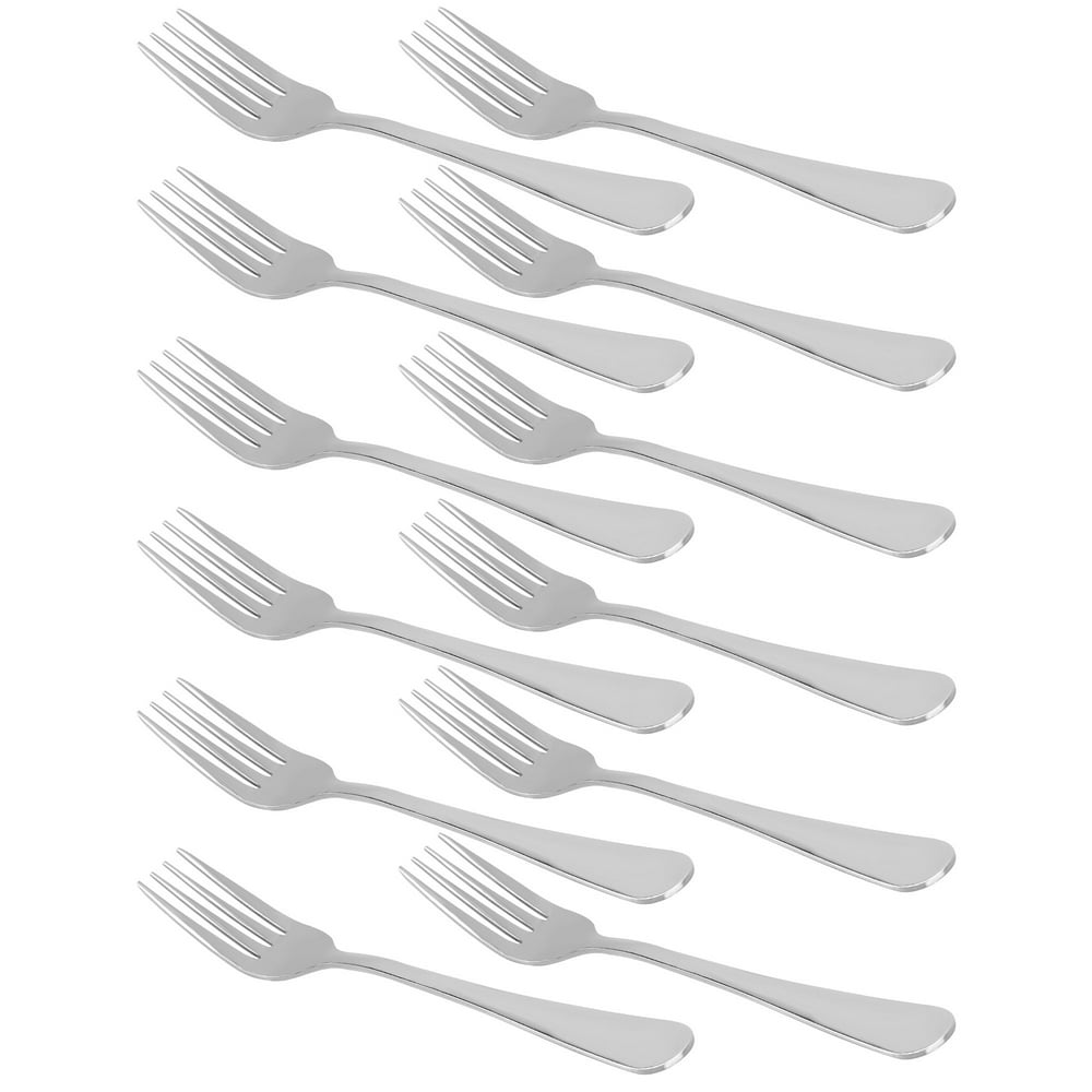 Uxcell Dinner Forks Set of 12 Stainless Steel Forks 7.5 Inches Length