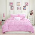 thumbnail image 1 of Mizone Lia 3 Piece Comforter Set, Pink, Twin/Twin X-Large, 1 of 5