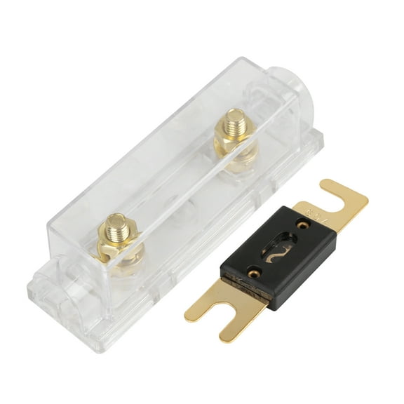 60 Amp ANL Fuse with In-Line Holder 0 4 8 10 Gauge for Auto Car Audio Video Stereo