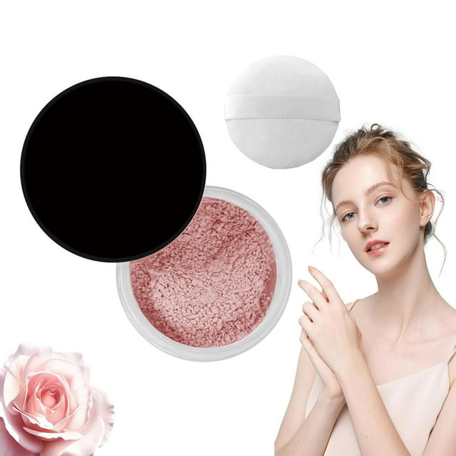 FcBaudy Loose Powder Beauty Pinks Setting Powder Beauty Blurring Setting Powder Blurring Powder Setting Powder Waterproofs Setting Powder Pinks Blurring Powder For All Skin Tones Makeup powders