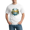 thumbnail image 3 of Graphic Tees Beach Summer Gildan Men's Short Sleeve T-Shirt 180g, 3 of 8