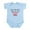 Sky Blue, variant on CafePress - Make Me Look British Infant Bodysuit - Baby Light Bodysuit, Size Newborn - 24 Months
