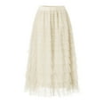 thumbnail image 4 of Daolelai Women's Fashion Mesh Cake Skirt, 4 of 5