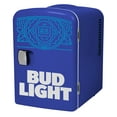 thumbnail image 5 of Bud Light 6 Can/4 Liter Capacity Mini Beverage Refrigerator, MIS137BULT, Blue, 5 of 7
