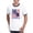 Navy/White, variant on - American Flag Welder Design Welding Image T Shirt - 100% Cotton Ringed T-Shirt