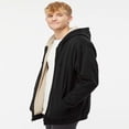 thumbnail image 2 of Independent Trading Co. Sherpa-Lined Full-Zip Hooded Sweatshirt  S, 2 of 5