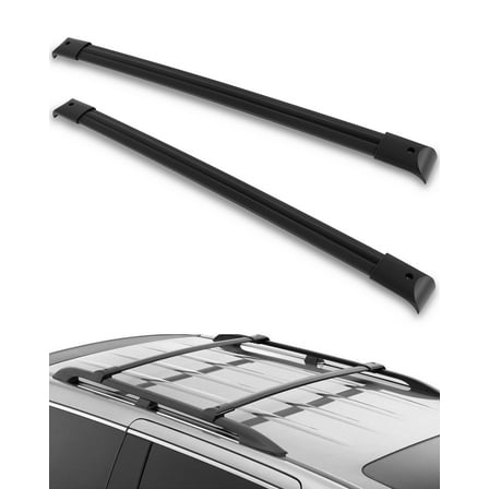 CCIYU Cargo Racks for Honda Pilot 2003-2008 Rooftop Luggage Canoe Kayak Carrier Rack Black Roof Rack Cross Bar - Fits Side Rails Models ONLY