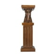 thumbnail image 6 of DecMode 8" x 25" Brown Polystone Horse Pedestal Table, 1-Piece, 6 of 9