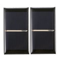 thumbnail image 1 of Riwcyla 2PCS 0.28W 2V Solar Panel Polycrystalline Silicon Small Solar Cell DIY Waterproof Camping Portable Power Solar Panel Compatible for Fan Pump, 1 of 6