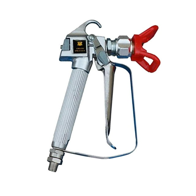 veasfak Pistolet de Peinture Sans Air Rouge Haute Pression Sans Gaz Machine de Pulvérisation 3600PSI 248bar