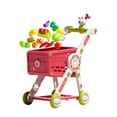 thumbnail image 4 of Carrito de compras de lujo para niños, mini carrito de supermercado para bebés en edad preescolar. con accesorio de juego, 4 of 9