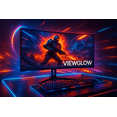 thumbnail image 3 of ViewGlow 34" Gaming Monitor, 3440x1440 LED, 1ms Response Time, 100Hz Refresh Rate, Computer Monitor Flat, 3 of 11