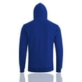 thumbnail image 4 of Men's Winter Fleece Hoodie Sweatshirt Warm Long Sleeve Pullover Hooded Blue-M, 4 of 6
