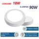 thumbnail image 2 of Pack 10 Piezas Lampara De Sobreponer Led Luz Blanca 18w Luminaria Plafón, 2 of 9