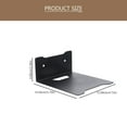 thumbnail image 2 of HOMEMAXS Sky Hole Punching Wall Rack Excellent Camera Mounting Bracket 14.5X12X6CM Black, 2 of 8
