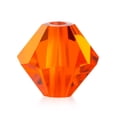 thumbnail image 1 of CHUANK 36-Pieces (6mm) Violet AB | Preciosa Crystal Glass Rondell Beads, 1 of 3