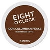 Eight O'Clock Coffee Colombian Peaks, Single-Serve Keurig K-Cup Pods, Medium Roast Coffee, 24 Count