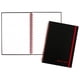 thumbnail image 1 of Cuaderno de negocios Black n Red - 70 hojas - Encuadernación con alambre - Peso base de 24 lb - A5 - 5 7/8 x 8 1/4 - Papel blanco - Carpeta roja - Cubierta de polipropileno negro - Cubierta perforada, 1 of 5