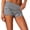 ALM38-Dark Gray, variant on Foldover Shorts For Women Y2K Cute Short Fold Over Striped Bottoms Slim Fit Going Out Mini Shorts Khaki S