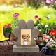 thumbnail image 5 of Lápida para mascotas, perros y gatos | Lápida de resina para jardín e interior | Adorno de homenaje y recuerdo de la pérdida de una mascota en beige o gris, 5 of 6