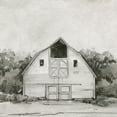thumbnail image 3 of Caroline, Emma 20x20 Black Modern Framed Museum Art Print Titled - Solemn Barn Sketch III, 3 of 5