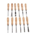 thumbnail image 2 of Wood Carving Chisels,12Pcs Hand Chisels Beech Carving Hand Chisel Carving Chisel High-End Performance, 2 of 14