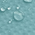 thumbnail image 5 of Textured Fabric Bath Shower Curtain, Polyester Ombre Shower Curtains for Bathroom, Waterproof Shower Curtain Liner with 12 Hooks,Machine Washable，Teal, 5 of 6