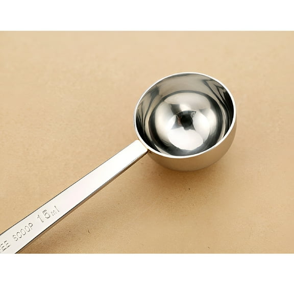 ACDANC 304 Stainless Steel Coffee Spoons 1 Tablespoon Long Handle Measuring Tablespoon Fits Coffee Container for Ground Coffee,Coffee Brewing,Milk Brewing