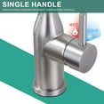 thumbnail image 4 of WOWOW Single-Handle Bar Faucet Deckplate Not Included in Brushed Nickel, 4 of 7