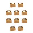 thumbnail image 2 of Bearachild Caja de almacenamiento para pasteles con asas, cajas de gran capacidad para alimentos, artículos diversos, caja de embalaje, postre, Marrón 10piezas, 2 of 6