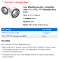 thumbnail image 2 of Rear Wheel Bearing Set - Compatible with 1994 - 1995, 1997 Mercedes-Benz E420, 2 of 2