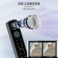 thumbnail image 3 of WAFU Intelligent Door Lock,Lock With Smart Door 35-120mm Door Modes Unlock Battery Handle Stainless Steel Camera Keyless Steel Doors Smart Lock Doorbell Camera Door Lock Operation Suitable 35-120mm, 3 of 6
