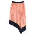 thumbnail image 2 of bar III Womens Tipped Asymmetrical Skirt, Pink, 2, 2 of 2