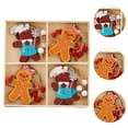 thumbnail image 4 of 12 piezas de adorno navideño de hombre de jengibre perfecl colgante de dibujos animados, 4 of 8
