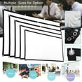thumbnail image 4 of Mistaha 100 Inch Projector Screen 16:9 HD Foldable Portable Projection Screen Anti-Crease Rear Front Projection, 4 of 7
