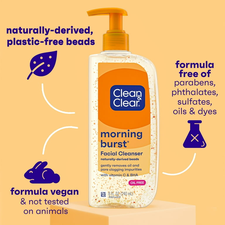 Clean & Clear Morning Burst Oil-Free Gentle Daily Acne Face Wash