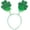Glittered Shamrock Boppers, variant on Green Top Hat with Black Belt St. Patrick's Day Wearable Decorations and Party Supplies
