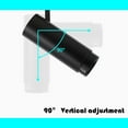 thumbnail image 4 of FSLiving J-Type Track Lighting Heads Full Spectrum for Indoor Plants Linear Look White Rotation Design Lights with Gimbaled Spot Adjustable Zoom Kitchen 1 Light Idea for Large Plant Light, 4 of 7