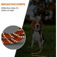 thumbnail image 3 of Taglory Dog Tie Out, Long Rope Leash for Dog Training, 15 FT Heavy Duty Lead with Reflective Stitching for Large Medium Small Dogs Walking, Camping, or Backyard, Orange 15 Foot - no handle Orange, 3 of 8